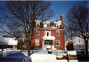 Saint Anthony's Rectory in the snow (1)