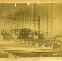 First Parish Unitarian, interior before alterations