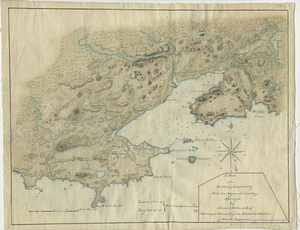 A plan of the harbour of Louisbourg with the adjacent country survey'd by Samuel Holland esqr. surveyer [sic] general for the northern district of North America