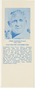 Amos Alonzo Stagg bookmark