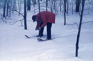 Bruce Guillion Testing Sap for sugar - Kenwood Sugar Maple Plantation - Mt Hope Farm, Williamstown, MA.