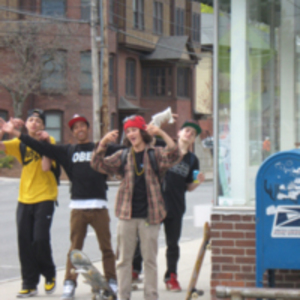 Teens pose at State Street