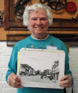 Patricia O'Brien at the Lowell Mass. Memories Road Show