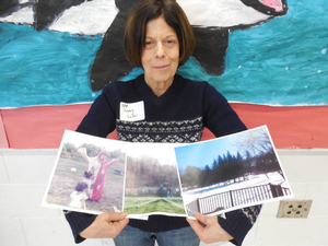 Nancy Leifer at the Wayland Mass. Memories Road Show