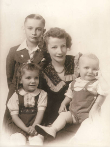My mother, self and siblings