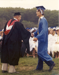 Dan Hogan's last graduation as Superintendent, 1984