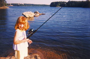 Fishing at Spot Pond