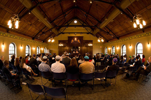 Interior sanctuary--Temple Shir Tikvah