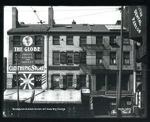 Buildings on Washington Street numbers 671-679