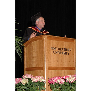 Faculty member speaks at School of Nursing convocation