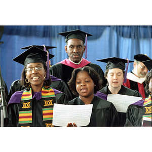 School of Law graduates during the commencement ceremony