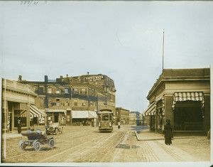 View of Harvard Avenue and Franklin and Cambridge Streets, Allston, Mass., undated