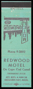 Redwood Motel matchbook cover