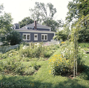 Dorothy's garden, looking towards the house, Codman House, Lincoln, Mass.