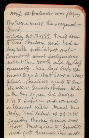 Thomas Lincoln Casey Notebook, September 1888-November 1888, 45, [illegible] the same might be