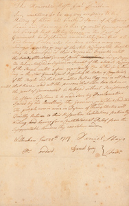Letter from Daniel Shays and Daniel Gray to Benjamin Lincoln, 25 January 1787