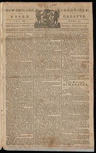 The New-England Chronicle: or, the Essex Gazette, 8 February 1776