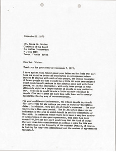 Letter from Mark H. McCormack to Jim Walter