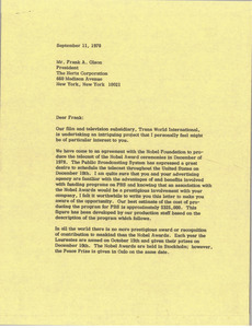 Letter from Mark H. McCormack to Frank A. Olson