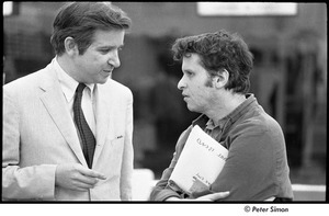 United States Student Press Association Congress: Dan Wakefield (l) with Paul Krassner