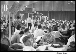 National Student Association Congress: delegates gathered around tables