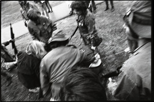 Vietnam Veterans Against the War demonstration 'Search and destroy': veterans taking 'prisoners of war' on Boston Common