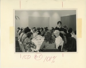 Group talking at table