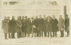 Springfield College Men's Gymnastics Team at the White House, 1925