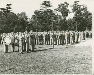 World War II military gathering (1943)