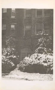Wintery Scene of Springfield College Campus and the Alumni Hall, ca. 1920-1940