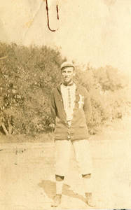 Harry Kingman in baseball uniform