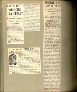 A Swing Through America for Roosevelt scrapbook, page 77