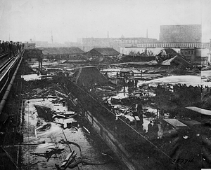 Molasses flood, destruction and clean up