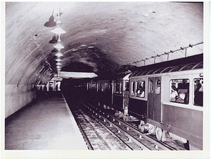 Atlantic Station with number three train