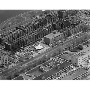 Remington Rand Company, Commonwealth Avenue near Kenmore Square and area buildings, Boston, MA
