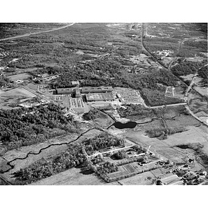 Buildings, W. H. Ballard Company, Routes 62 and 138, view of the area, farmland, Wilmington, MA
