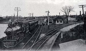 Junction railroad station, circa 1907