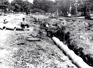 Main Street rebuilding, August 1949