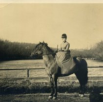 Susanna Adams Winn on horse