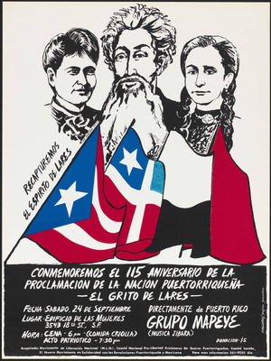 Conmemoremos el 115 aniversario de la Proclamation de la Nacion Puertorriqueña