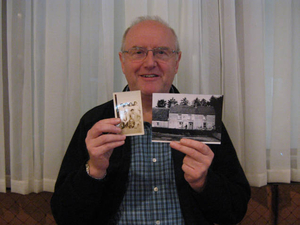 Eamonn McGrath at the Irish Immigrant Experience Mass. Memories Road Show