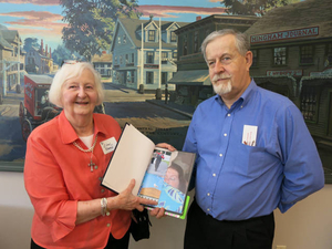 Ethel Franks and Barry Doland at the Hingham Mass. Memories Road Show