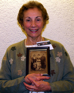 Grace Rosselli at the Stoneham Mass. Memories Road Show