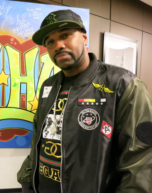 Dana Sequeira at the "Show 'Em Whatcha Got" Mass. Memories Road Show: The Hip-Hop Edition