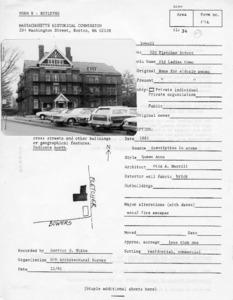 Lowell Neighborhoods: Historical and Architectural Survey