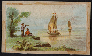 Trade card for thread, location unknown, undated