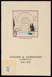 Fall styles, 1929, Collins & Fairbanks Co., 383 Washington Street, 16 Bromfield Street, Boston, Mass.