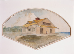 Perspective of the Reverend John C. Brooks Cottage, Marion, Mass., 1882