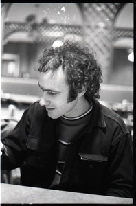 Richard Safft, seated at a table