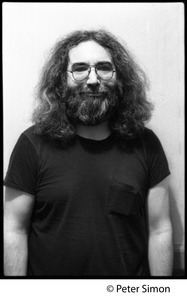 Jerry Garcia: half-length portrait, facing the camera